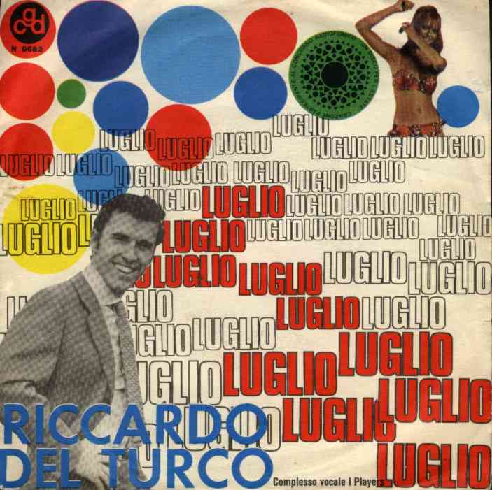Riccardo Del Turco - Luglio (1968)  - Copertina disco